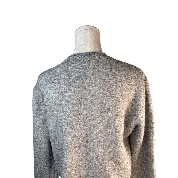 ZARA Gray Small  Button-Up Cardigan Sweater - Picture 9 of 13